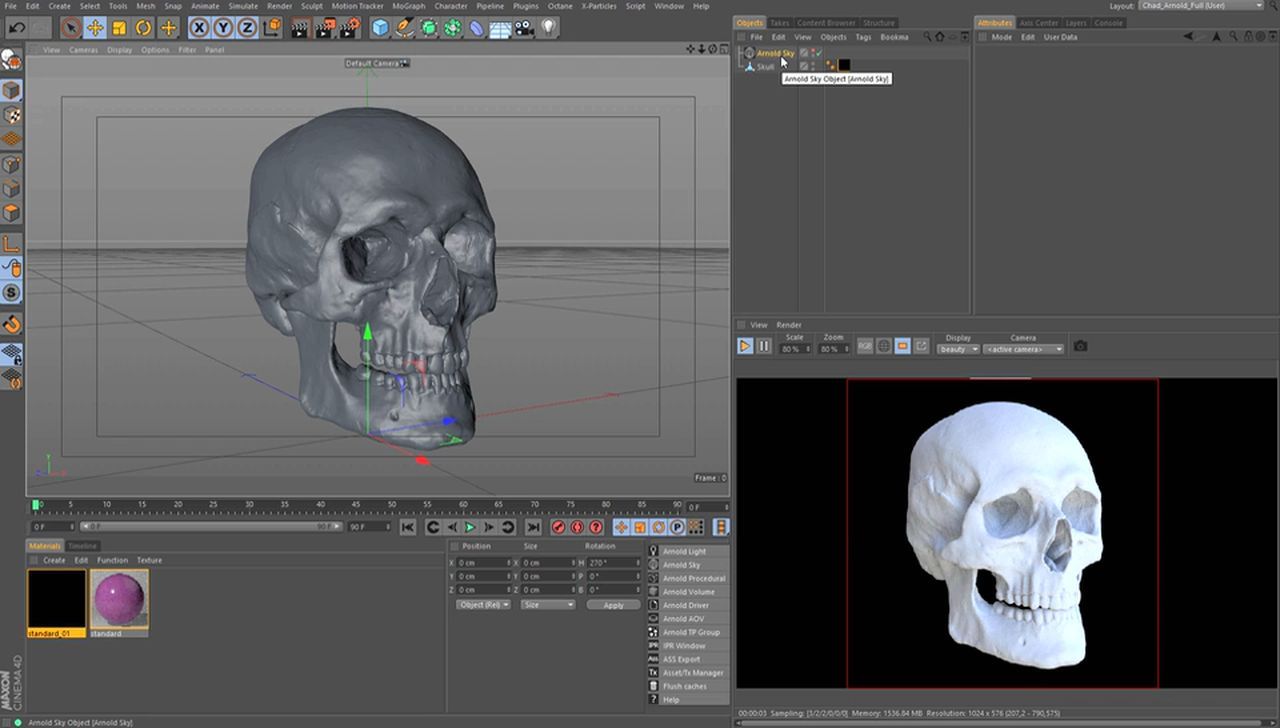 Solid Angle Cinema4D for Arnold 2.4.4 download free